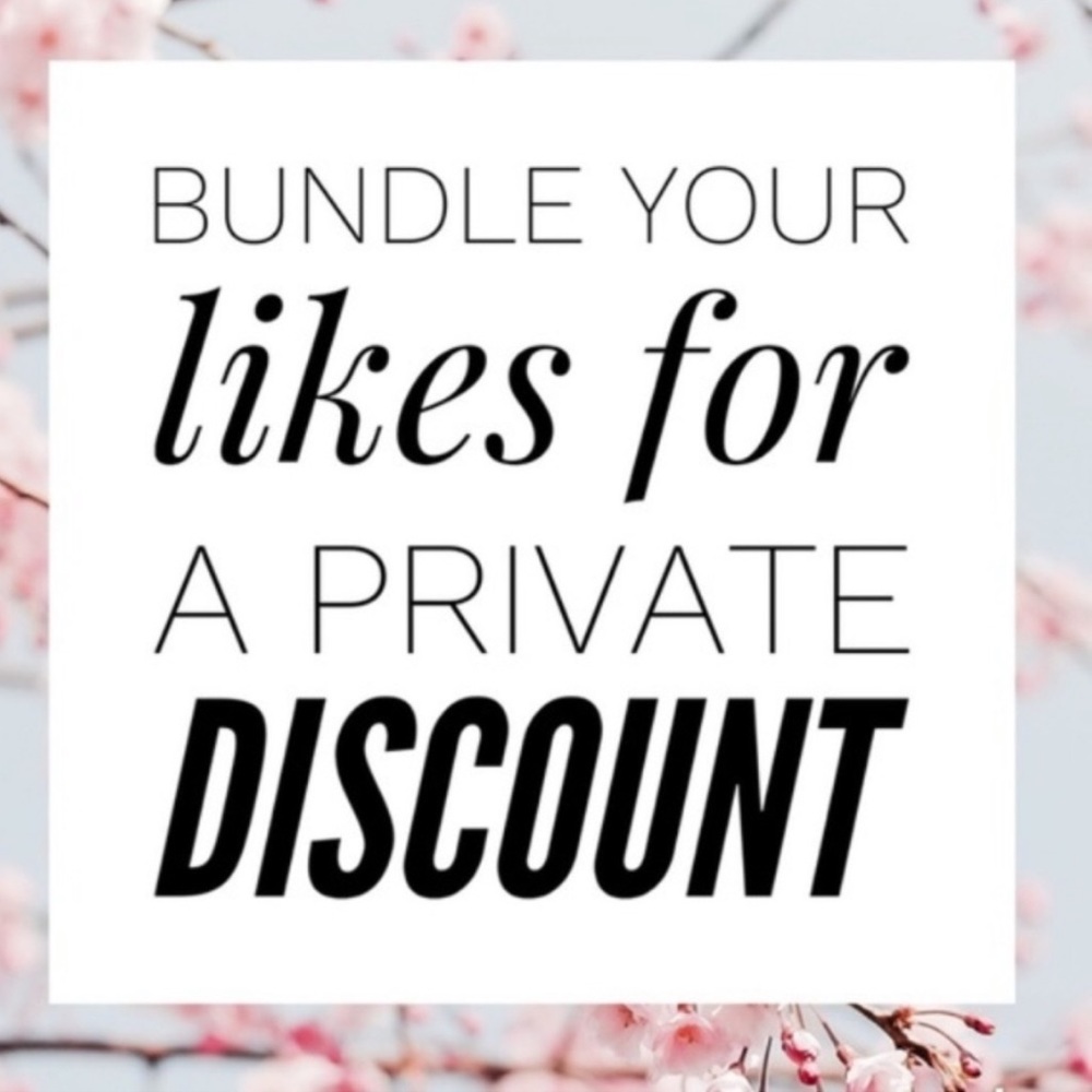 Bundle your item/items for a private discount!!